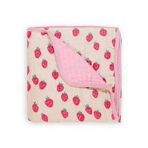 Itzy Ritzy - Itzy Blanket™, Strawberries + Cream Image 1