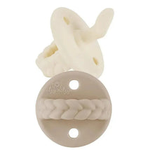 Itzy Ritzy F25 - 2-Pack Orthodontic Silicone Pacifiers Toast & Buttercream Image 1