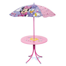 Jakks Minnie Mouse Patio Table & Umbrella Image 1