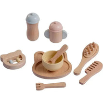 JC Toys - Real Wood 10 Piece Baby's First Care Set, Parfait Collection Twiggly Toys Image 2