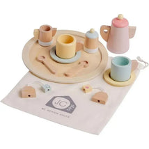 JC Toys - Real Wood 12 Piece Tea Party Set, Parfait Collection, Ages 3+, Twiggly Toys Image 1