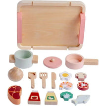 JC Toys - Real Wood 16 Piece Kitchen Chef Set, Parfait Collection, Ages 3+, Twiggly Toys Image 1