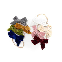 Jlika Velvet Collection - 8 Thin Nylon Headbands Image 1