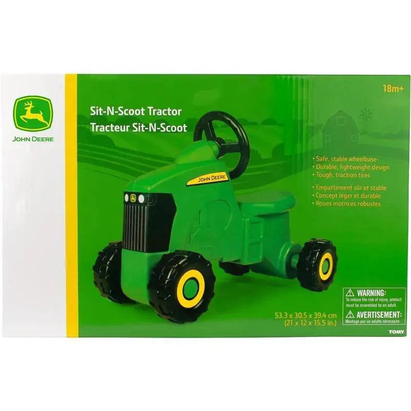 John Deere - Sit-N-Scoot Tractor - Kids' Ride On Toy, Green Image 2