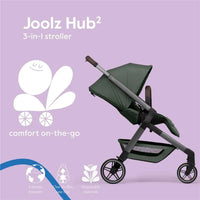 Joolz - Hub² Compact Stroller Lightweight, Forest Green Image 4