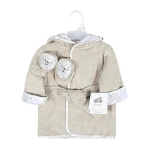 Just Born - 2Pk Robe & Bootie Set, Warm Grey Image 2
