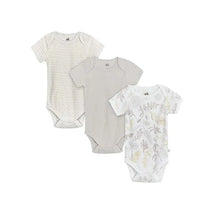 Just Born - 3Pk Baby Neutral Bodysuit, Neutral Foliage Image 1
