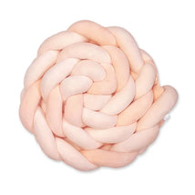 Kalencom - Braided Crib Bumper, Salmon Image 1
