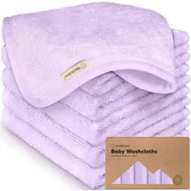 Keababies - 6-Pack Baby Wash Cloths, Soft Lilac Image 1