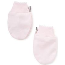 Kissy Kissy - Basic No Scratch Mittens Solid, Pink Image 1