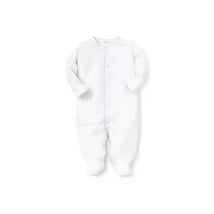 Kissy Kissy - Baby Boy New Dots Print Footie, White/Blue Image 1