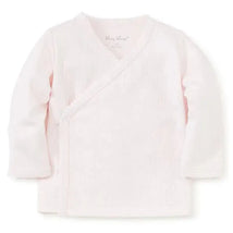Kissy Kissy - Baby Girl Pointelle Long Sleeve Cross Tee, Pink Image 1