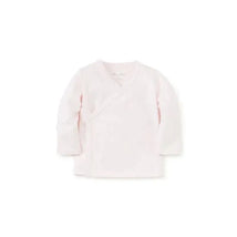 Kissy Kissy Pointelle Long Sleeve Cross Tee, Pink Image 1