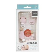 Kushies Silibeads Silicone Pacifier Clip - New Heart Image 2
