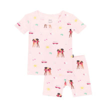 Kyte Baby - Baby Girl Short Sleeve Pajamas In Barbie™ Beach Image 1