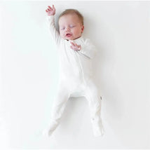 Kyte Baby - Baby Zippered Footie In Cloud Image 1