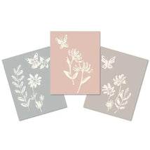 Lambs & Ivy - Baby Blooms 3Pk Floral Unframed Nursey/Child Wall Art 11” x 14” Image 1
