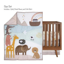 Lambs & Ivy Baby Noah 3-Piece Bedding Set, Animals/Ark Image 2