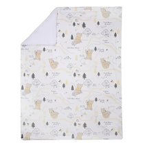 Lambs & Ivy Minky Sherpa Baby Blanket, Winnie and the Pooh Image 3