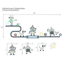 Lambs & Ivy Robbie Robot Wall Decals Image 2