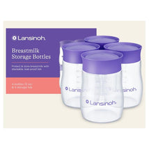 Lansinoh - 4Pk Breastmilk Storage Bottles. Image 1