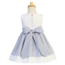 Lito - Cotton Embroidered Eyelet Dress, Blue Image 2