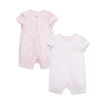 Little Me - 2Pk Baby Girl Romper Tulips Image 1