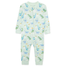 Little Me - Baby Boy Dragon Zip Front Pajama Image 1