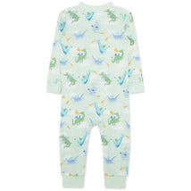 Little Me - Baby Boy Dragon Zip Front Pajama Image 2