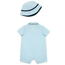 Little Me - Baby Boy Sailboat Knit Romper & Bucket Hat Image 2