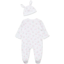 Little Me - Baby Girl Pink Bunny Footie & Hat Image 2