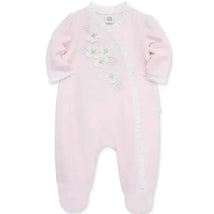 Little Me - Flowers Footie, Pink Image 1