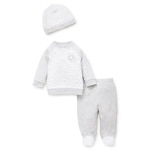 Little Me Safari Dreams Take-Me-Home Cardigan Set - Grey Image 1