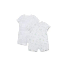Little Me World 2Pk Rompers - White Image 2