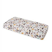 Little Unicorn Cotton Muslin Crib Sheet Woof Image 2
