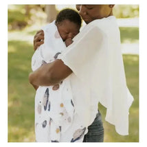 Little Unicorn - Cotton Muslin Swaddle Single, Planetary Image 2