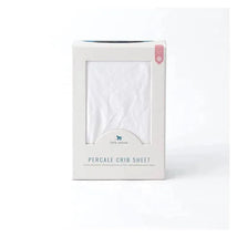 Little Unicorn Percale Crib Sheet - White Image 2