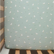 Living Textiles - Cotton Jersey Fitted Sheet Little Geese Image 1