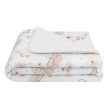 Living Textiles - Jersey Sherpa Blanket, Premium Cute Cozy Fabric, Fly Away Image 1