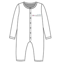 Macrobaby Doll's Maternity - White Long Sleeve Baby Romper Image 1