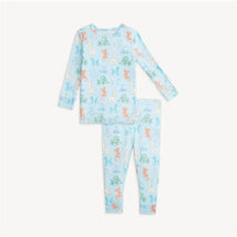 Magnetic Me - Blue Party Animals Glow In The Dark Mo Long Sleeve Pajamas Image 1