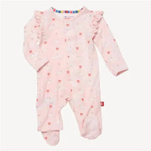 Magnificent Baby - Swan Of A Kind Bamboo Footie Image 1