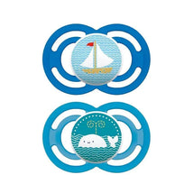 MAM 2-Pack Perfect Pacifier 6M+ - Blue Image 1