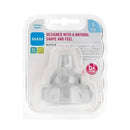 MAM - Bottle Nipples, Level 1 Slow Flow Nipple, 0+ Months, 2 Count Image 2