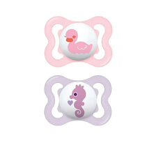 Mam Girls' Mini Air Pacifiers, 0-6M Image 1