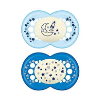 Mam Night 6+ M Pacifiers, Colors May Vary, 2-Pack Image 1