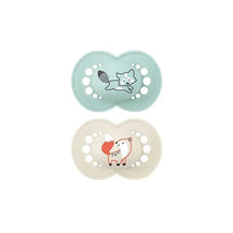 MaM Original Matte Baby Pacifier 2 Pack Grey & Beige 6+M Image 1