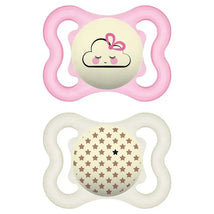 Mam - Supreme Night Pacifier 0-6 Months, Girl Image 1