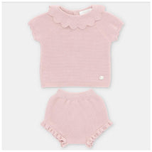 Martin Aranda - 2Pk Baby Girl Sweater & Knit Bloomer Set Catania, Lavanda Image 1