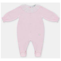 Martin Aranda - Baby Footie Interlock Smock, Celeste Bebé Image 1